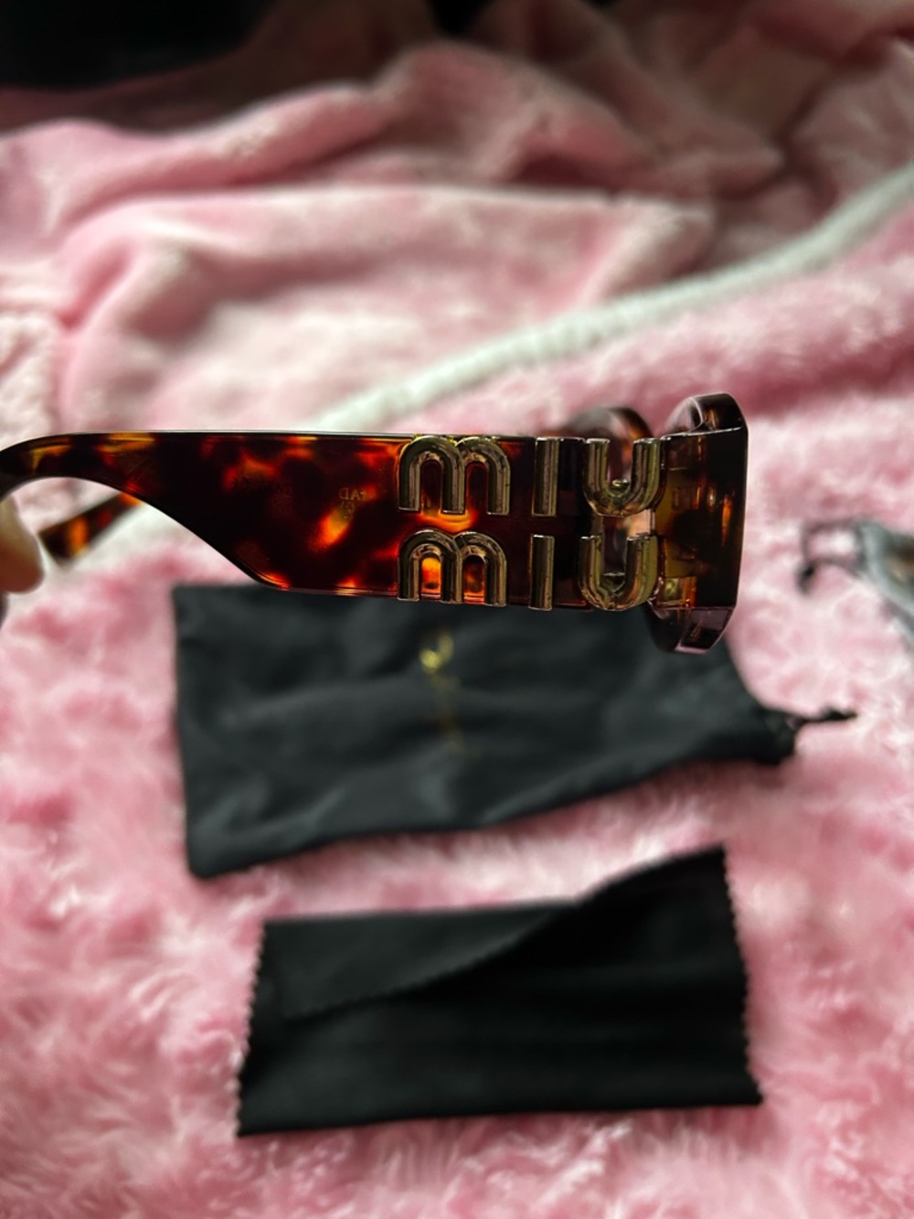 Miu miu tortoise shell sunglasses